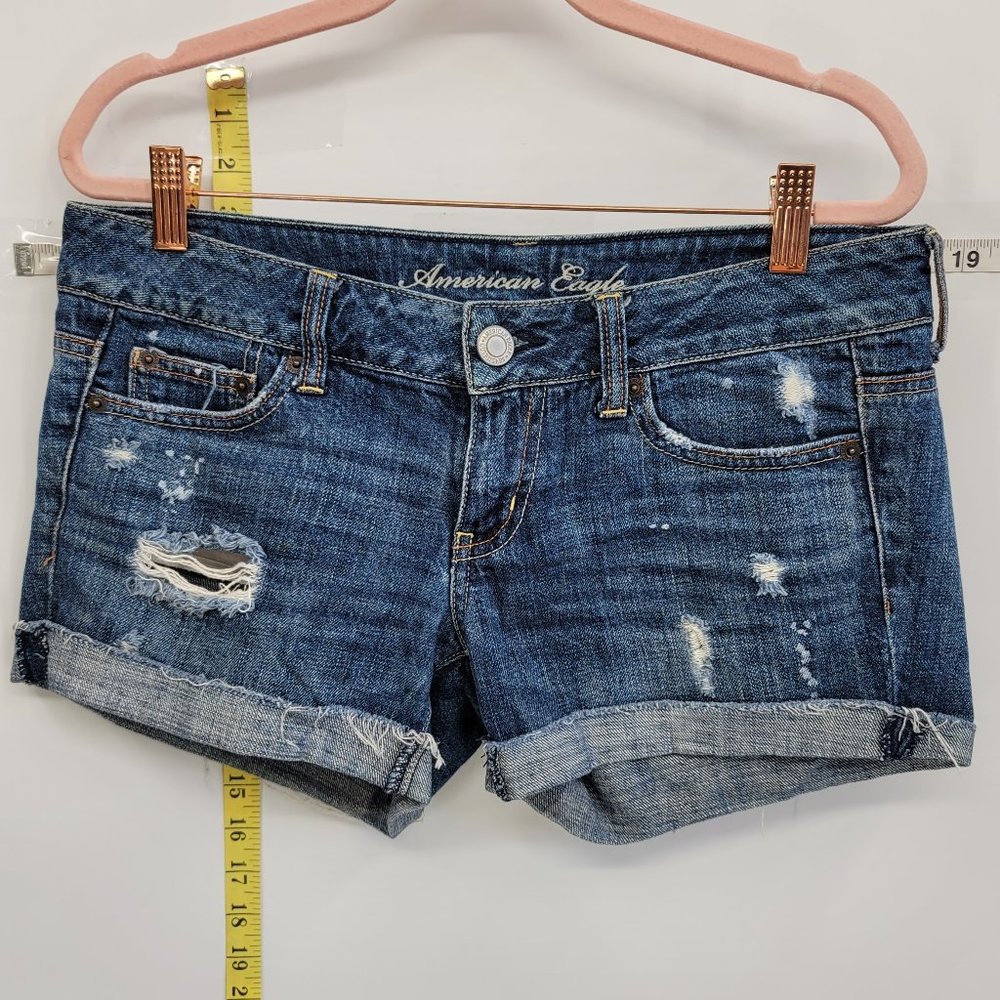 American Eagle Distressed Jean Shorts